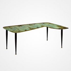 Hand Painted Low Table by Decalage