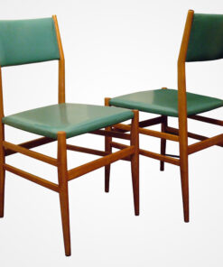 Set of six vintage Leggera Chairs by Gio Ponti for Cassina