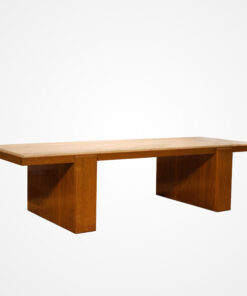 Travertine Top Low Table by Vladimir Kagan for Kagan Dreyfuss