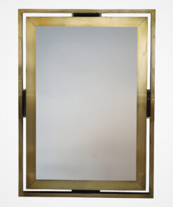 Italian Brass Mirror c. 1970