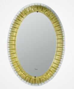 Carved, gilt mirror by Cristal Art