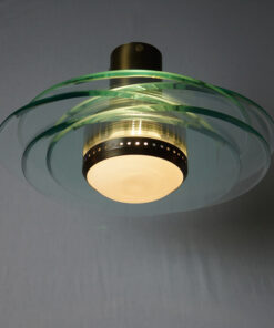 Ceiling lamp by Max Ingrand for Fontana Arte, Italy c. 1961 Model 2079