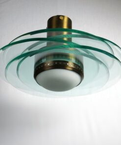 Ceiling lamp by Max Ingrand for Fontana Arte, Italy c. 1961 Model 2079