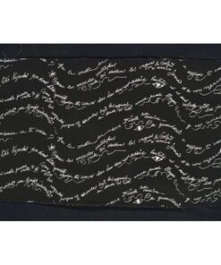 Poesia Del Mare in black, by Gio Ponti.