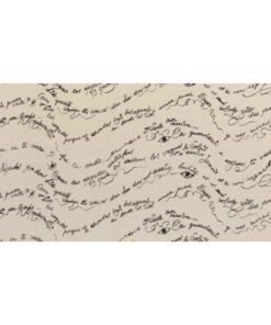 Poesia Del Mare fabric in white by Gio Ponti.